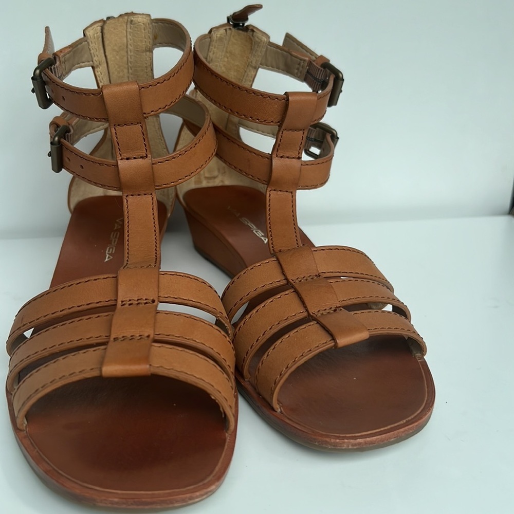 Viga Spiga Gladiator Sandals SZ 7, EUR 37.5